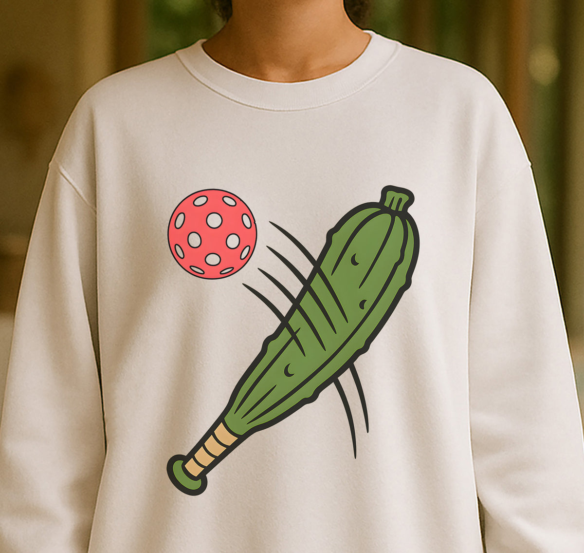 Pickleball Graphic Crewneck Sweatshirt