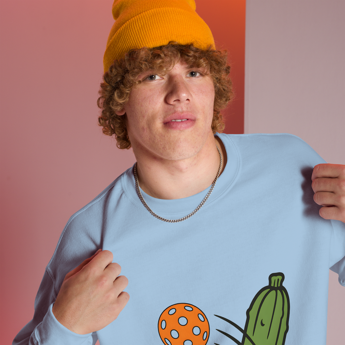 Pickleball Graphic Crewneck Sweatshirt